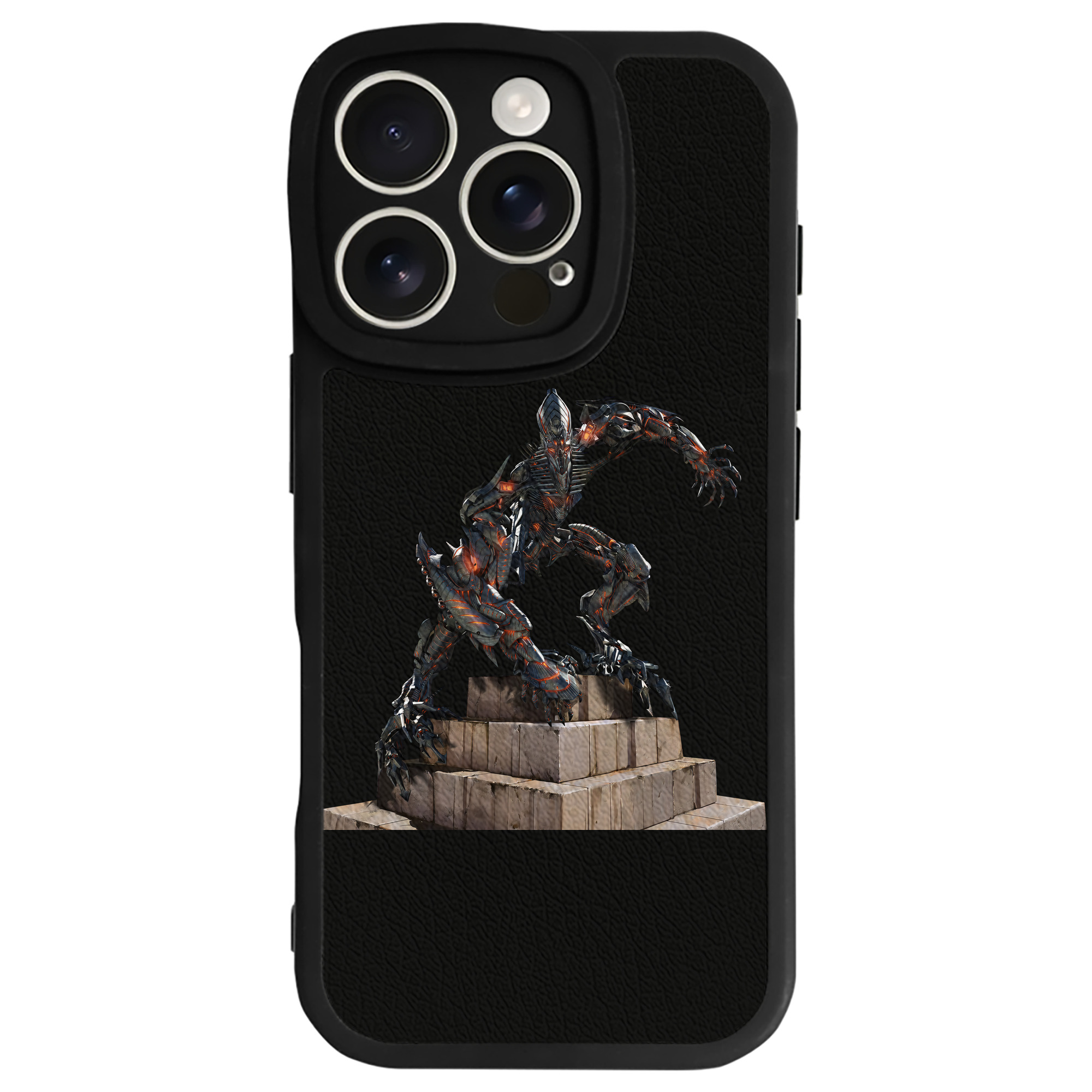 （画像用） Transformers トランスフォーマー 【iPhone 16シリーズ対応】シリコンスマホケース（レザー調） 材質：シリコン